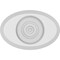 Ekena Millwork Standard Dalton Bullseye Rosette with Beveled Edge, 4"W x 2 3/4"H x 1"P ROSP040X028X100DAL03 - alternate 4